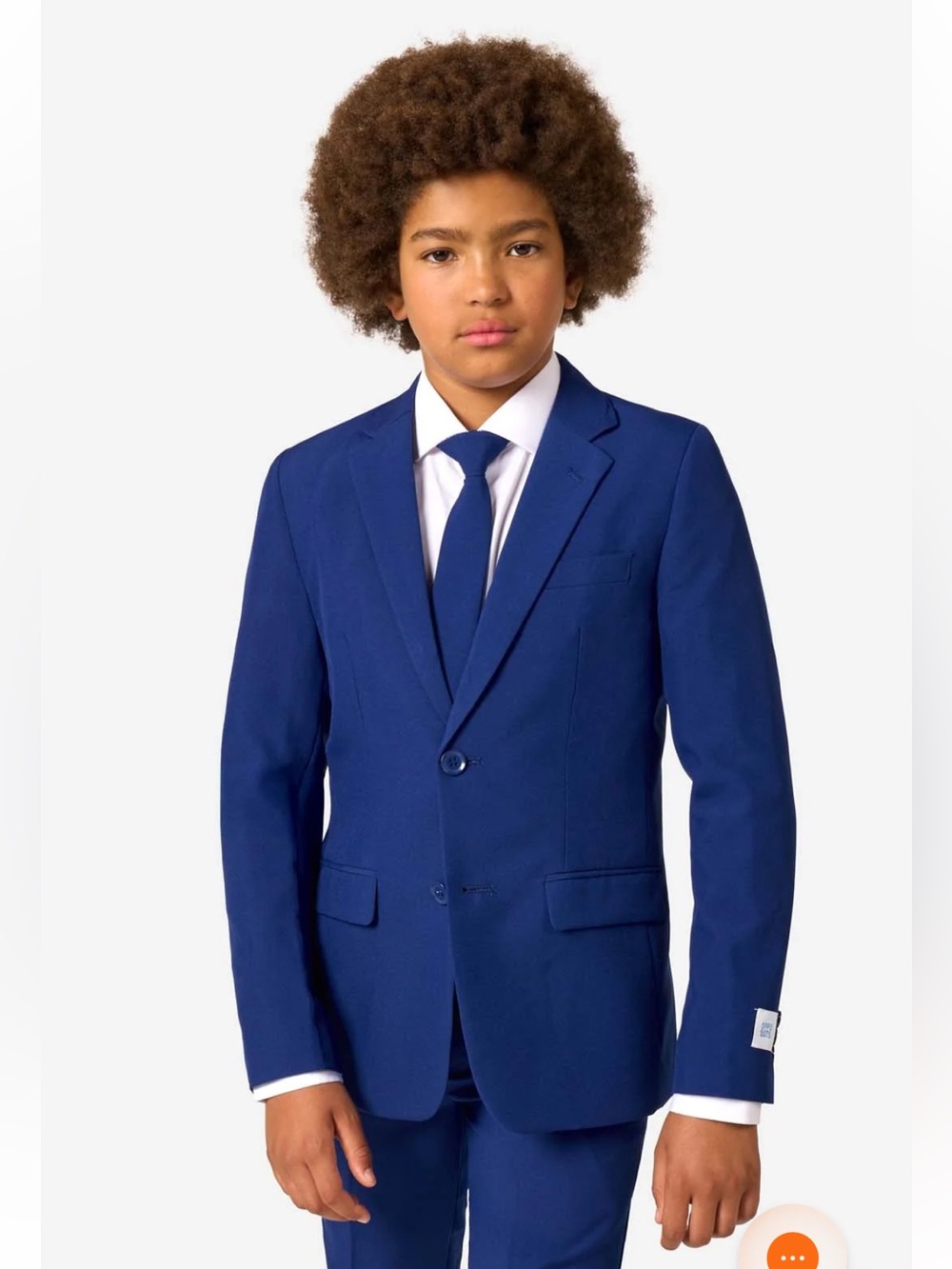 Opposuit Boys Cobalt Blue Two-Button Suit Jacket/Pants/Tie (Size 16Y) NWT